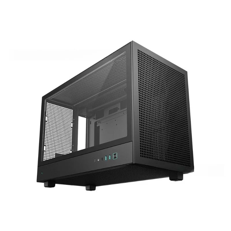 CH260 Mini ITX PC Case Side Mesh Panel with Handle Support Long GPU ATX Power Supply Type-C Port