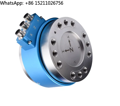 Three dimensional force sensor transducer 3 axis load cell for aerospace robotics automotive medical research force measurement