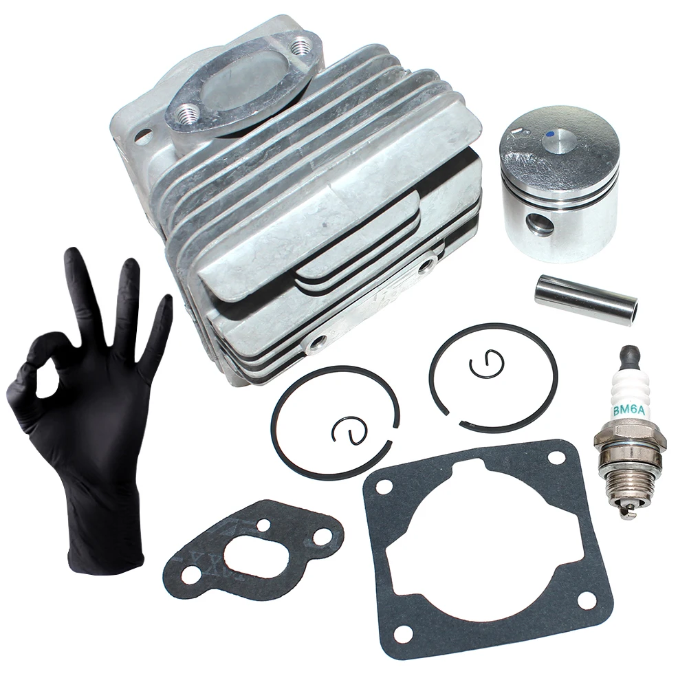 Kit de pistão do cilindro para Husqvarna, 131R, 131RB, 331R, 331RB, 333R, Mark II, 333RB, 593636301