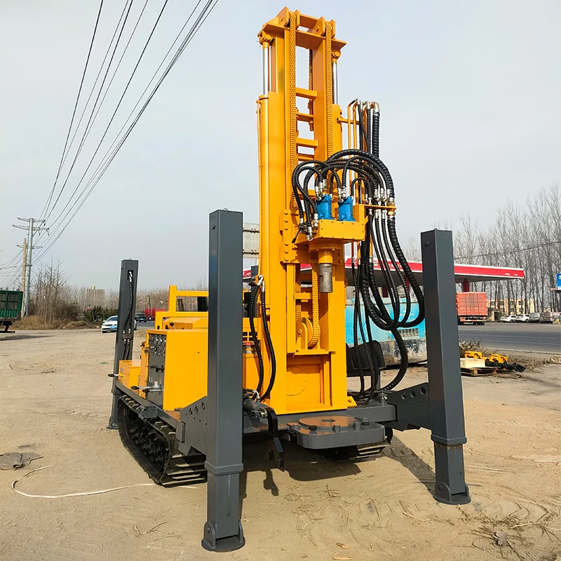 

Индивидуальная гидравлическая буровая установка для глубоких скважин 160 м, портативная буровая установка для быстрых скважин