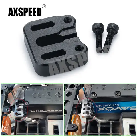 AXSPEED CNC อลูมิเนียมปรับ Servo สำหรับ Axial SCX6 AXI05000 JEEP JLU Wrangler 1/6 RC Crawler รถอะไหล่อุปกรณ์เสริม