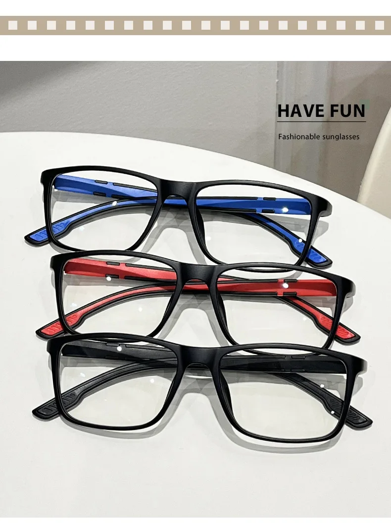 +50 +75 +125... Lesebrille, Spleißfarbe, neutrale Schutzbrille, Sportbeine, Lesebrille – Detail 2