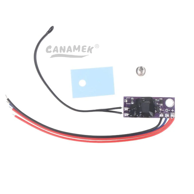 

For Router CPU Heatsinks PC Fan Controller Automatic Speed Adjust Temperature Probe Compatible With 2-Wire 3-Wire Fans DC 5V 12V