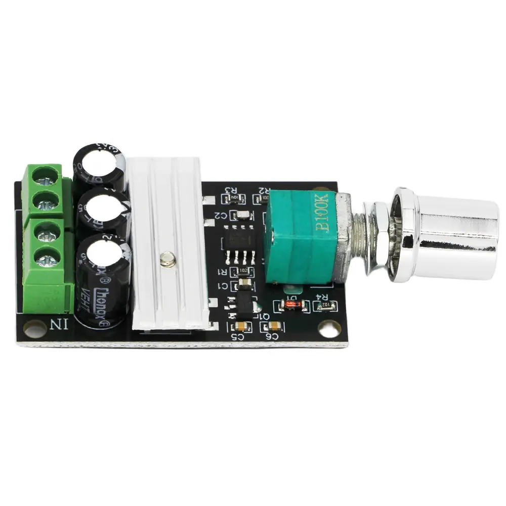 DC 6V 12V 24V 28VDC 3A 80W PWM Motor Speed Controller Regulator Adjustable  3A Motor Speed Controller Mute Large Torque Motor