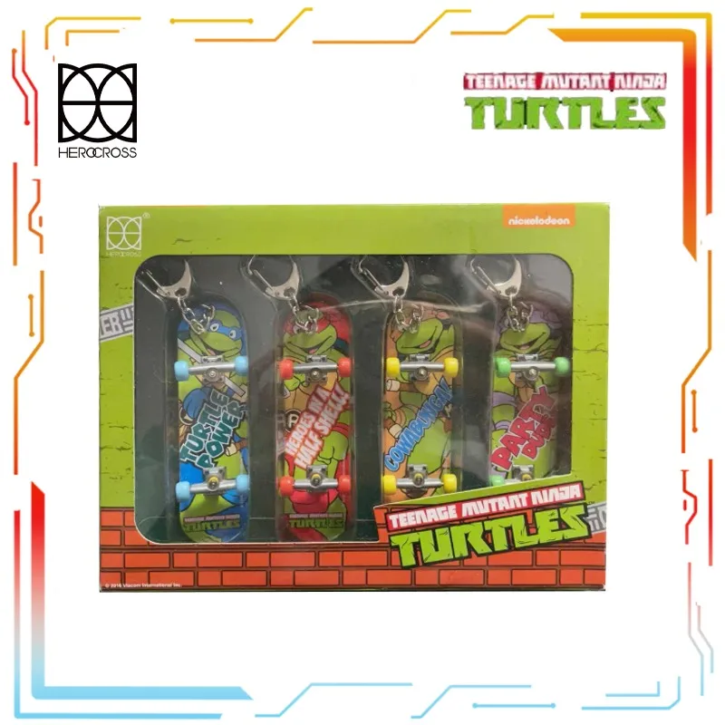 Herocross original q-versão produto acabado móvel modelo requintado tmnt anime brinquedos modelo colecionável presente de festival para meninos