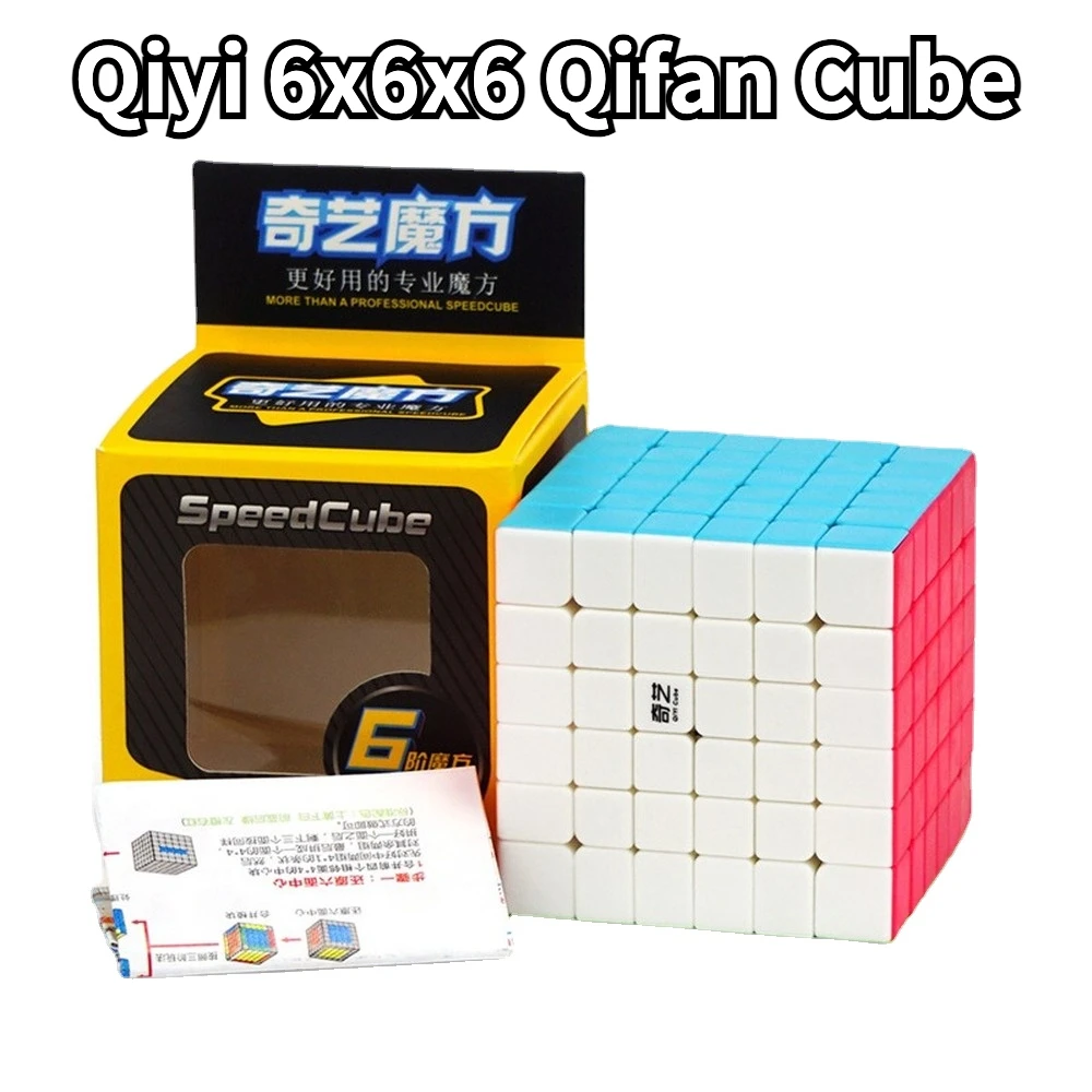 [Funcube]Qiyi Qifan S 6x6 magiczne kostki Puzzle 6x6x6 kostka szybkość zawodowa zabawki edukacyjne mistrz konkurencji kostka