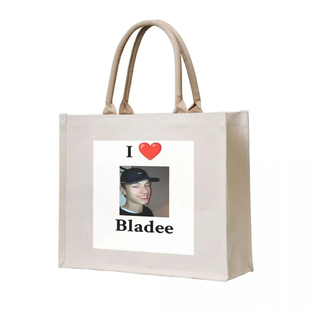 حقيبة حمل قماشية من I Heart Bladee حقيبة حمل للرجال حقائب قماشية للنساء