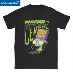 Crazy Alien Invader Zim T-Shirts Men Women Crewneck 100% Cotton T Shirts Short Sleeve Tees Summer Clothes