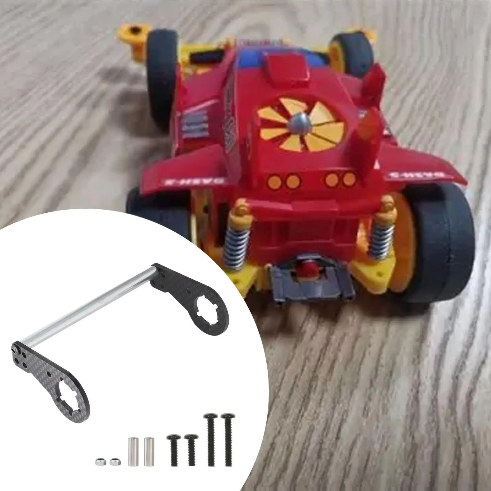 

Rear Shock Tower Plate Replace Parts 3.7x2.1inch for CW-01 Chassis 1: 10 RC Scale Car Professional Accessory Easily Install