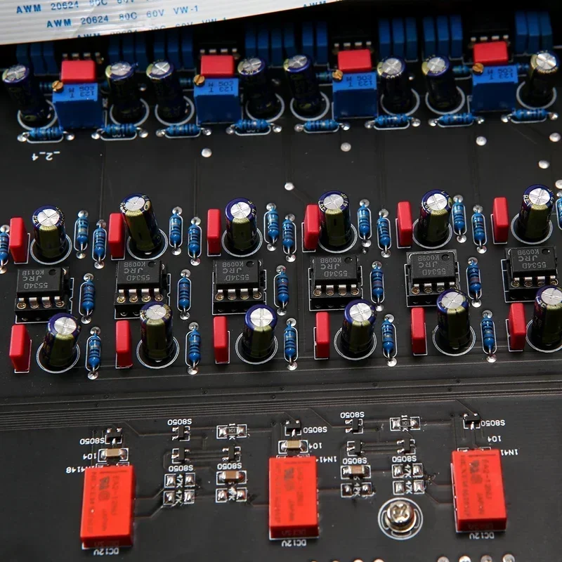 

6x Magnification MBL6010 Line HIFI Preamplifier RC5534 JRC5532 Fully Balanced XLR with Tone Remote Control for Amplifier Audio