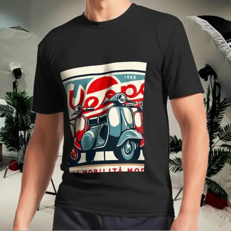 Copy of Scooter rows Active T-Shirt Logo Men's T-Shirt Funny Size S to 5XL