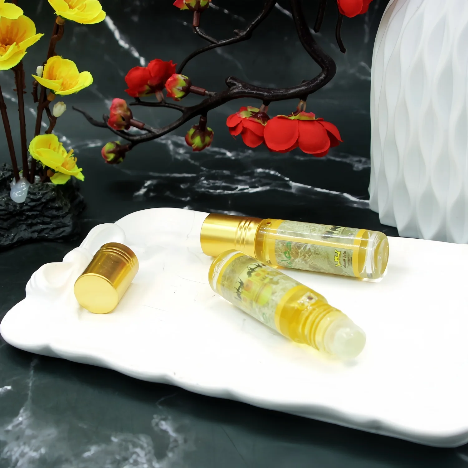 3 قطعة 6 مللي منتجات عربية سويسرية فاخرة من دبي عطر زيتي شخصي مدمن يدوم طويلاً رائحة توقيع مغرية