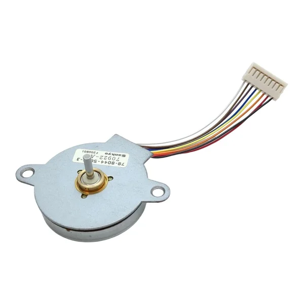 Plc Sankyo 78-8044-5693-3 Pancake Motor, o  m Shaft, 8-wire Connector for Warranty Product