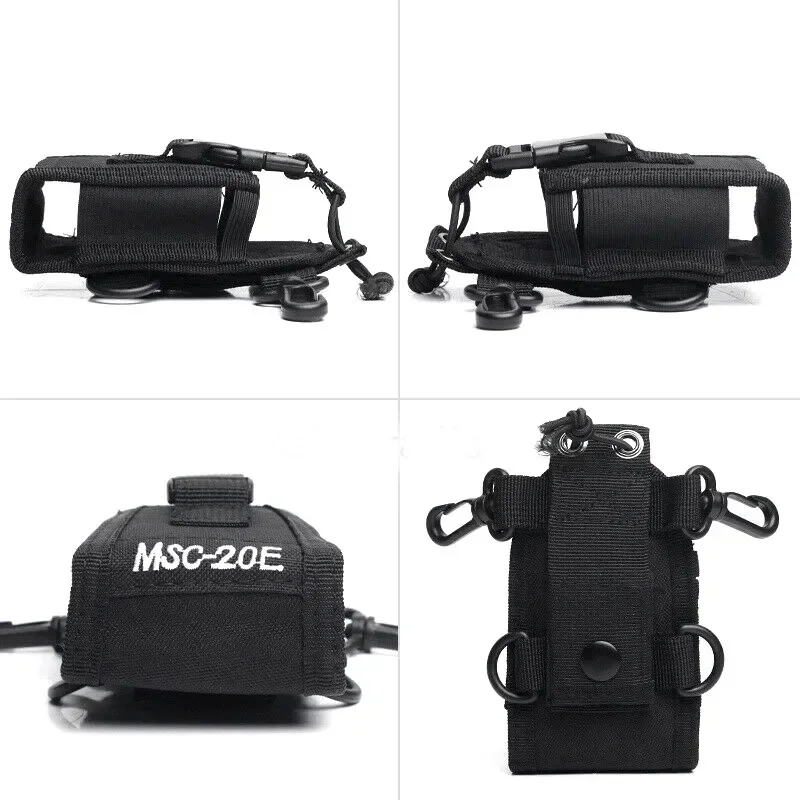 BaoFeng MSC-20E MSC-20D Nylon Pouch Bag Carry Case for UV-5R UV-82 UV-XR UV-9R Plus YAESU Mototrola GP338 Radio Walkie Talkie