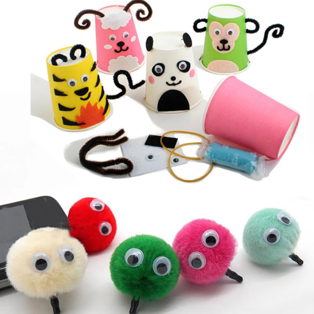 

Giant Self Adhesive Eyeballs DIY Craft Eyes Circle Stickers Animal Googly Patches Simulation Cartoon Accessories Round