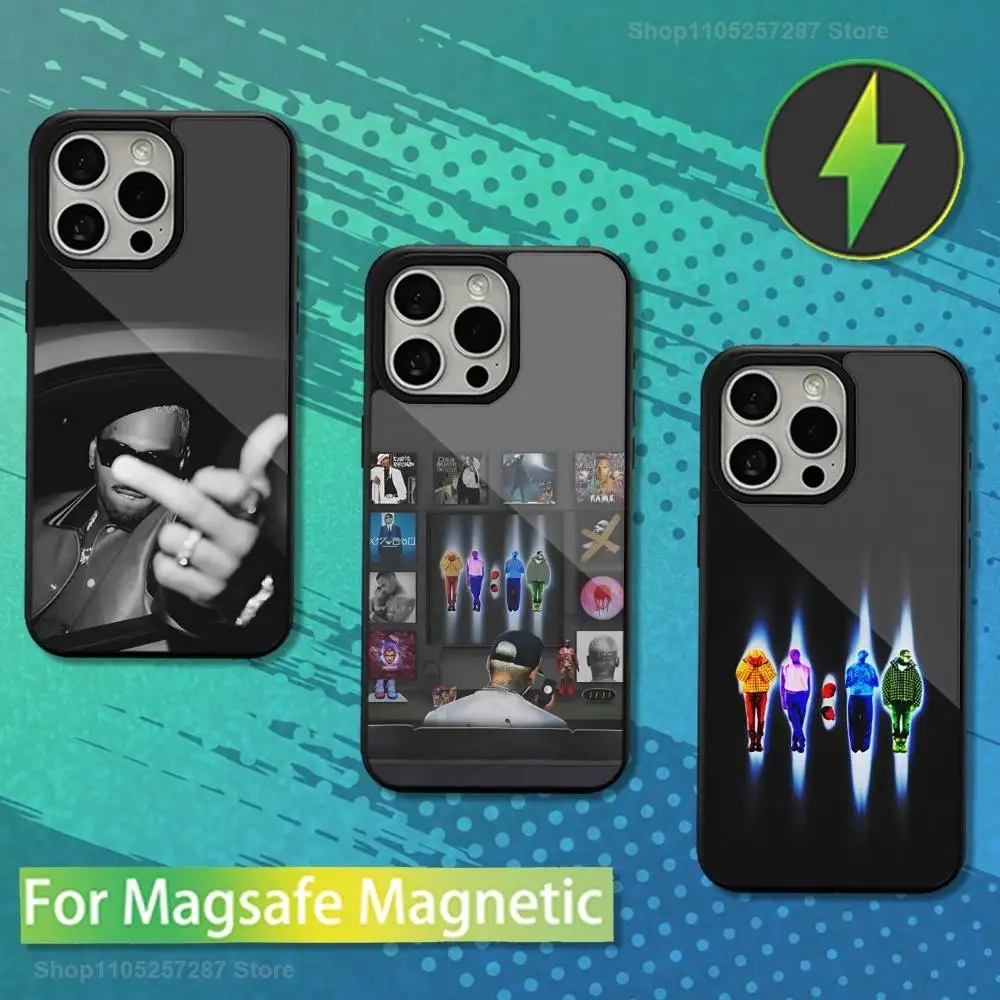 

Hot C-Chris B-Brown Singer For iPhone 15,Mini,13,12,Pro,16,17,Max,11,14,Plus,For Magsafe,Magnetic Wireless Charging Case