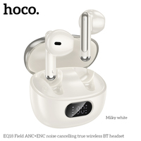 HOCO EQ18 ANC ENC Noise Cancelling True Wireless Earphone Bluetooth 5.4 Headset TWS with Digital Power Display charging box