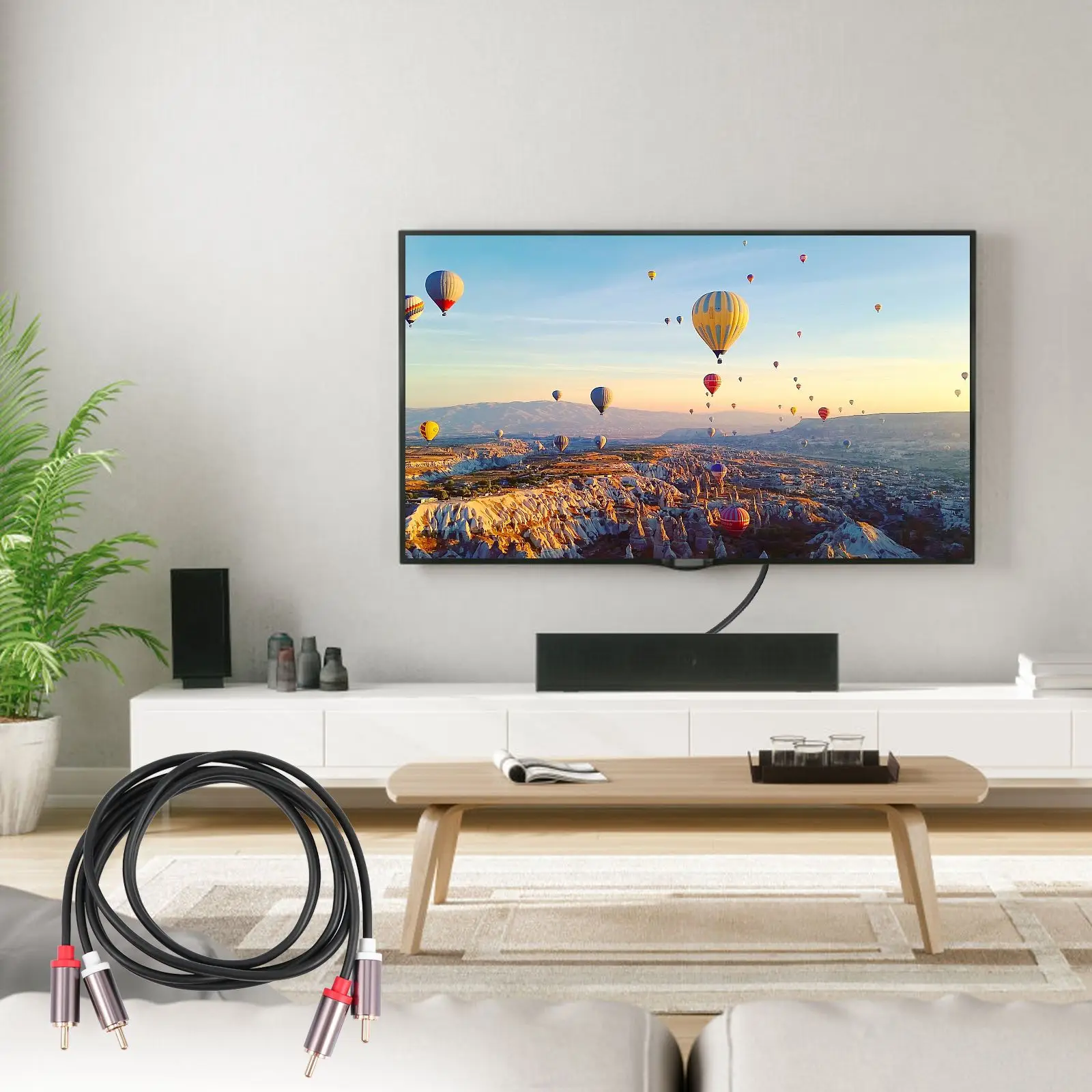 

2 Meter Male To Male Audio Cable Aluminum Alloy Shell Gold Plated Plug Copper Conductor Braided Shielding Pvc Jacket For