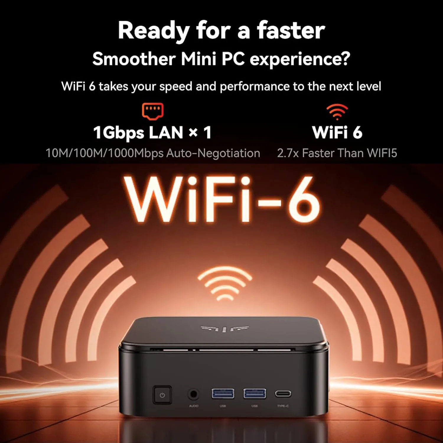 Kamrui E3B Amd Ryzen 7 7730U Mini Pc 16Gb Ram 1Tb Rom Ssd Windows 11 Pro Ultra Slim Small Desktop Computer for Office Home Gaming Wifi 6