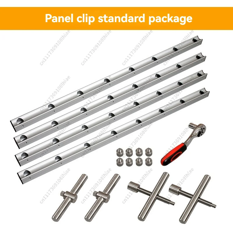 755mm Strong Clamp Solid Wood Desktop Carpenter Clamping Device Woodworking Fixing Clamp Quick Splicing Woodworking Clamp