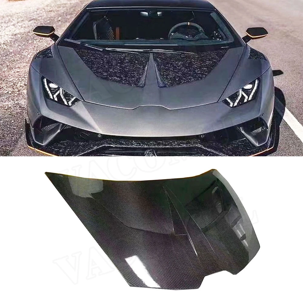 

Крышка капота двигателя из углеродного волокна для Lamborghini Huracan LP580 610, крышка капота двигателя, отделка, аксессуары для автомобиля FRP