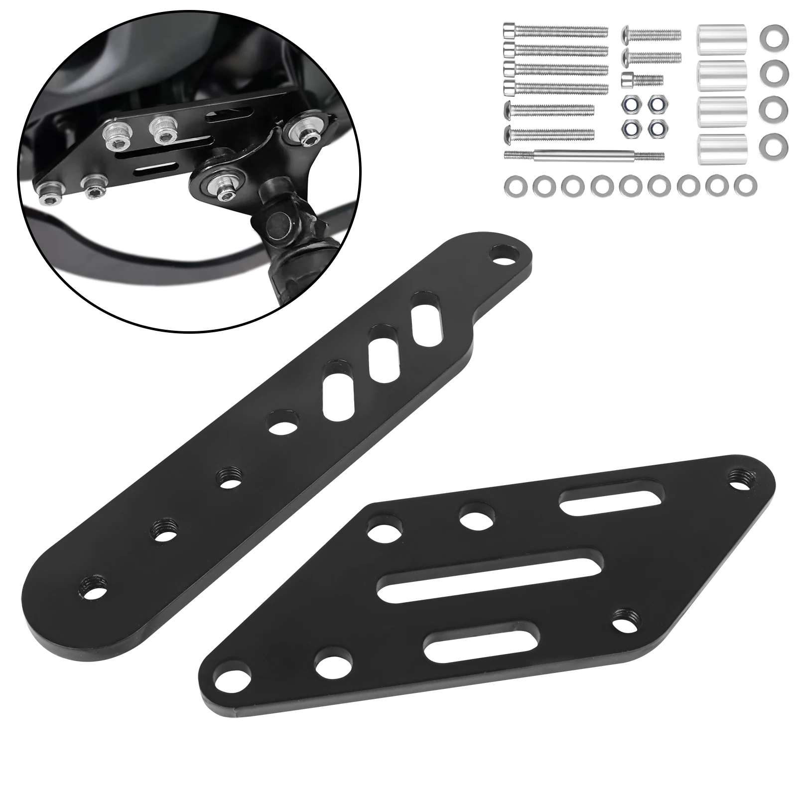 Front Footrest Pedal Rear Shift Bracket VULCAN S VN650 Footpeg Holder Support For KAWASAKI Vulcan S 650 VN 650 2015-2023