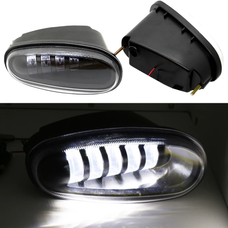 Fog Light Assembly Led Headlight driving light for Daewoo chevrolet lanos sens 50W fog lamp Running Light