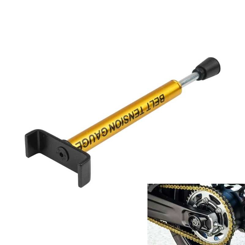  Motorcycle Belt Tension Tester Metal Construction High Accuracy Tool For Efficient Adjustments And Storage