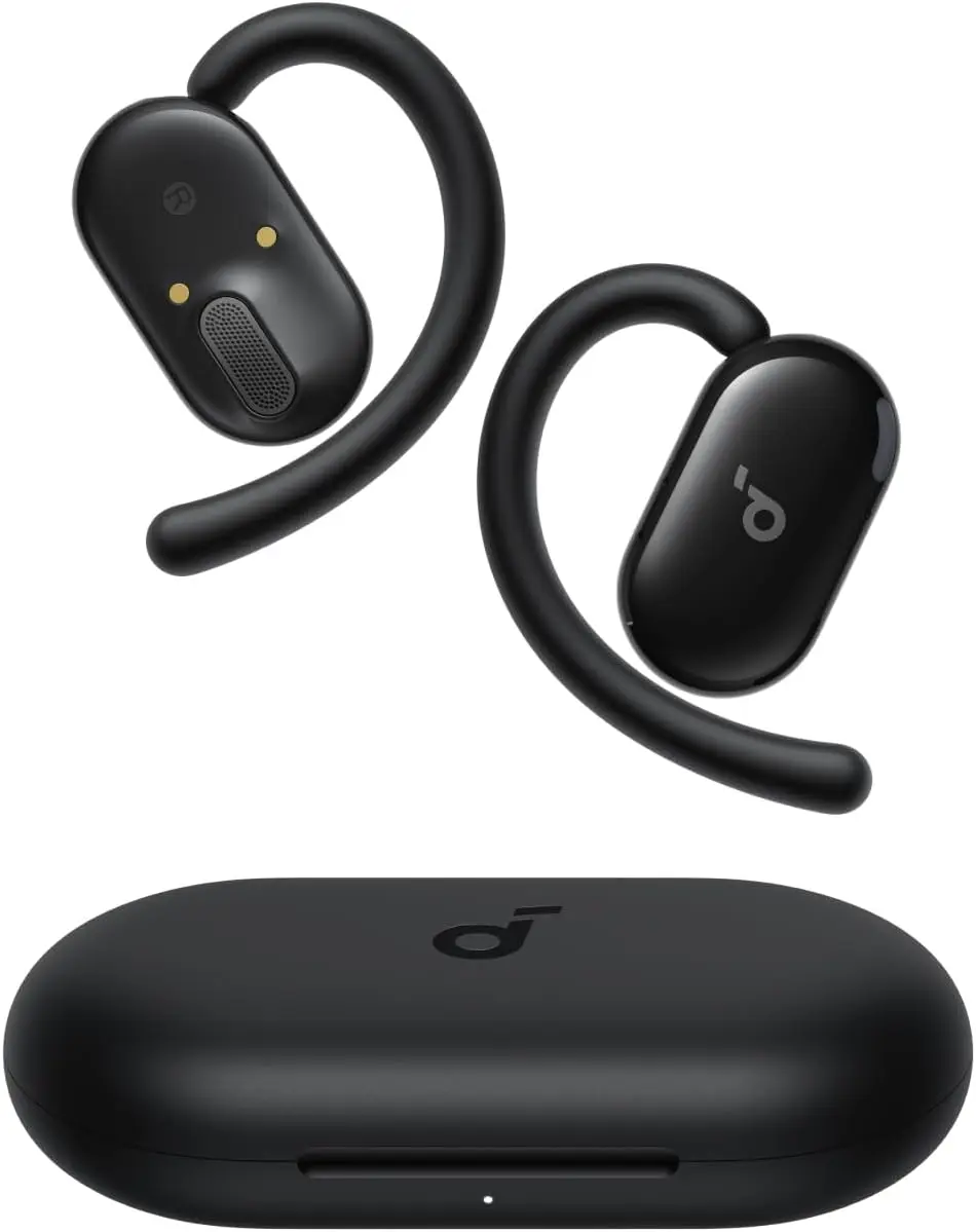 

Soundcore V20i by Anker Open-Ear Headphones, Adjustable Ear Hooks, Ultra-Comfort, Snug Fit, Powerful Sound (Refurbished)