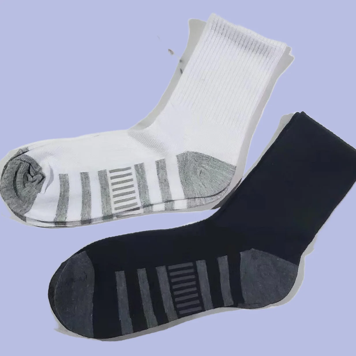 6/12 Pairs Mid-Length Socks Spring and Summer Factory Direct Sales 2024 New Sports Socks Comfortable Breathable Basketball Socks