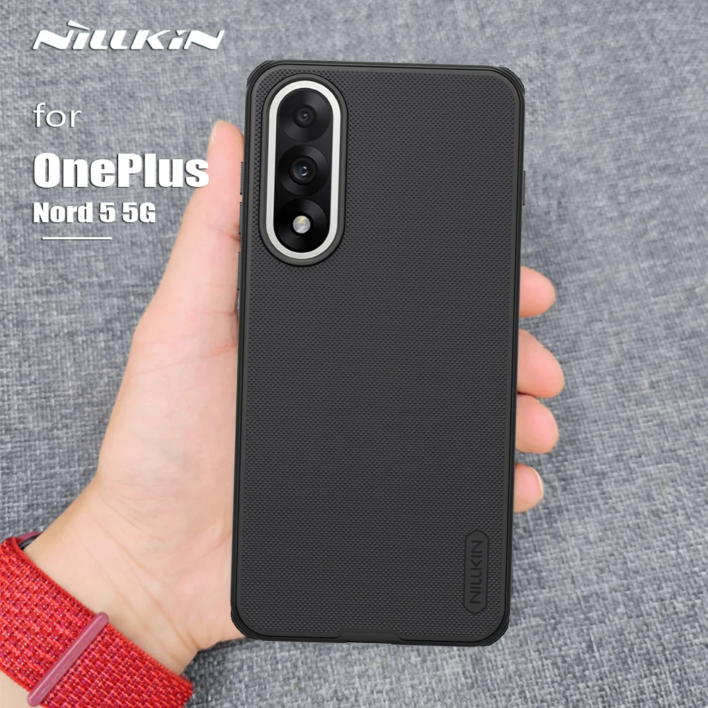حافظة Nillkin لهاتف OnePlus Nord 5 5G 360 غطاء خلفي صلب كامل من البولي كربونات سوبر فروستيد برو إطار ناعم حافظات حماية ممتصة للصدمات #2
