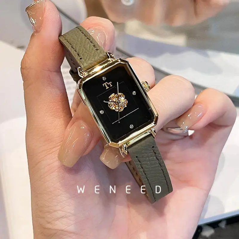 New Luxury Watch, Exquisite And Stylish, High-End Design, Camellia Motif, Women'S Watch, Sophisticated And Elegant, 2026 Model.
