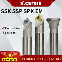 300R SSK 400R SSK SSP11/16 SPK EM45 CNC Milling Machine Lathe Chamfering cutter Burr Knife APMT/SDMB/TCMT/SPMW Carbide Inserts