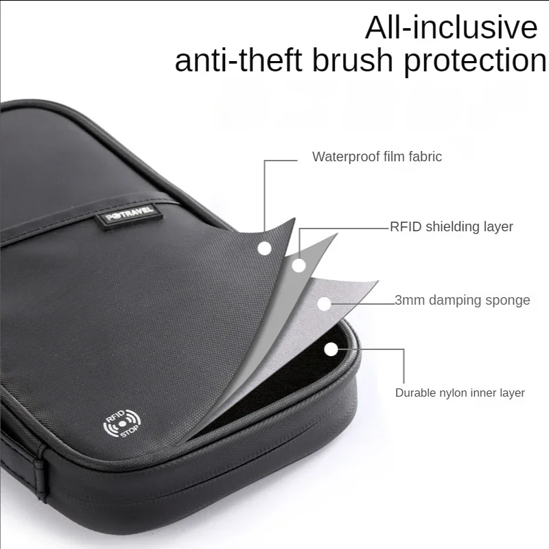 محفظة سفر لحامل جواز السفر العائلي، حافظة مستندات مقاومة للماء، منظم إكسسوارات السفر، غطاء حقيبة المستندات، حامل البطاقة