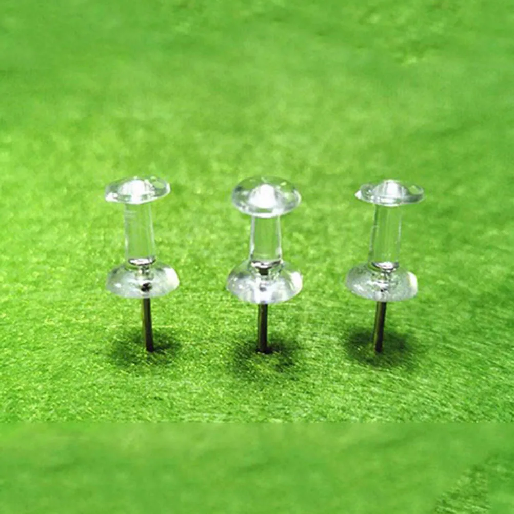 

200pcs Map Pushpins Transparent Tacks For World Travel Maps Usa Europe Wall Office Home School Use Push Pins Map Pushpins