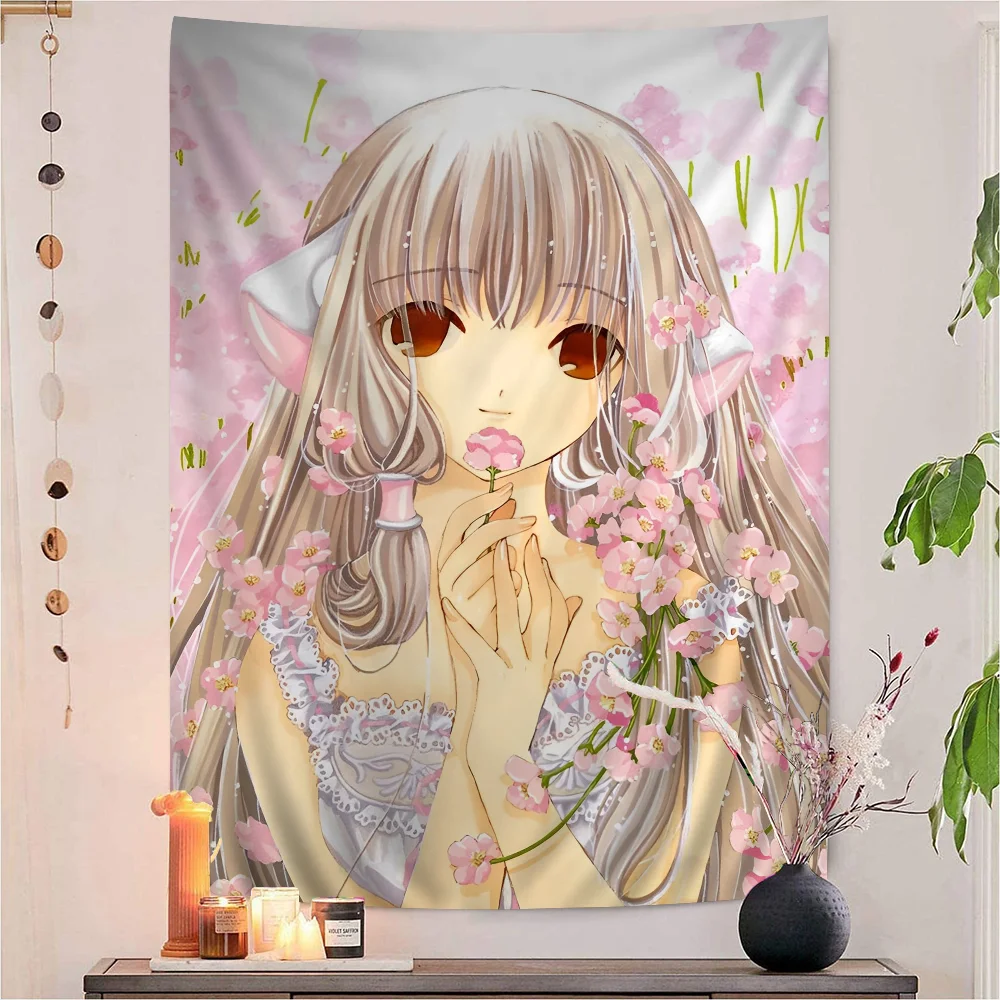 

Anime Chobits Classic Wall Tapestry Bohemian Wall Tapestries Mandala Wall Hanging Home Decor