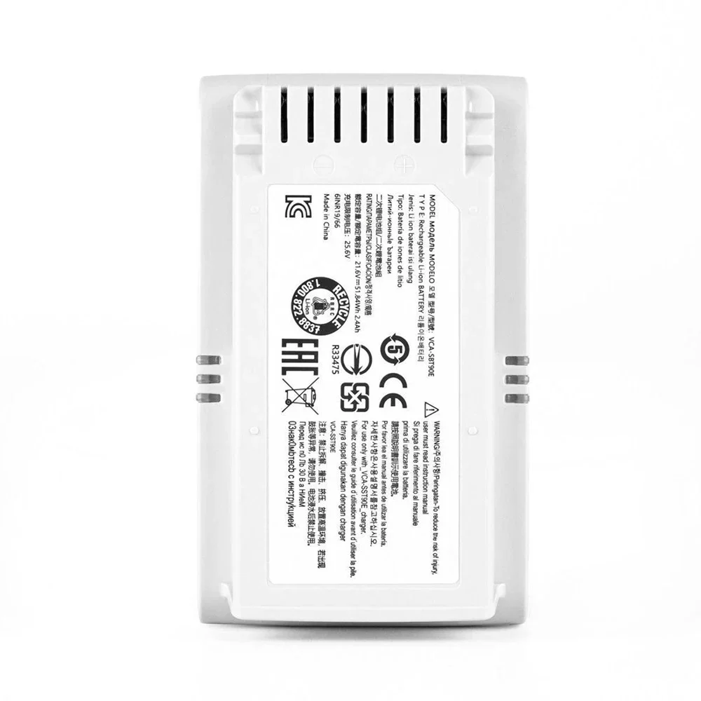 2400mAh 21.6V العلامة التجارية الجديدة مناسبة لسامسونج JET70 VS15T7032P4 VCA-SBT90E بطارية المكنسة الكهربائية 2.4Ah