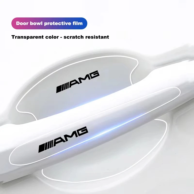 

8Pcs Car Door Handle Protector Stickers Transparent Decals For Mercedes Benz AMG W223 W213 W206 W464 W247 W167 W166 W222 W205