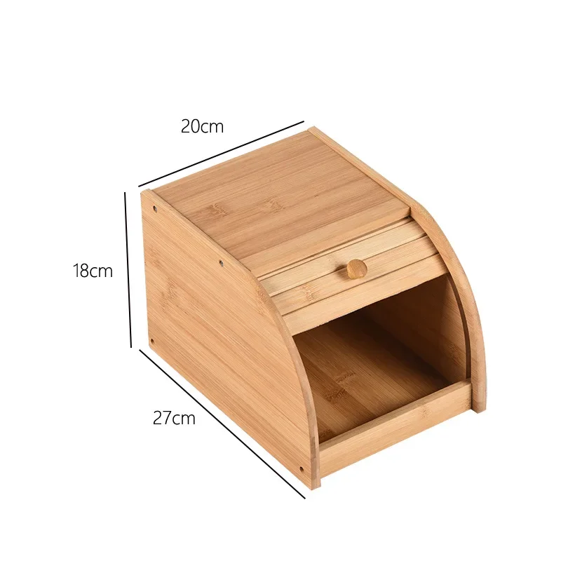 Factory New Double-layer Large Bread Box Can Be Assembled And Disassembled, Kitchen Countertop, Snacks, And Handles.