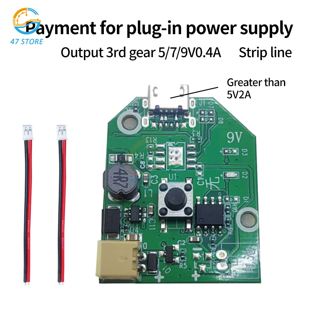 USB Small Fan Board Control Board Motherboard hand-held Small Table Fan Mobile Fan Board Universal Board 3 Gears Adjustable Fan