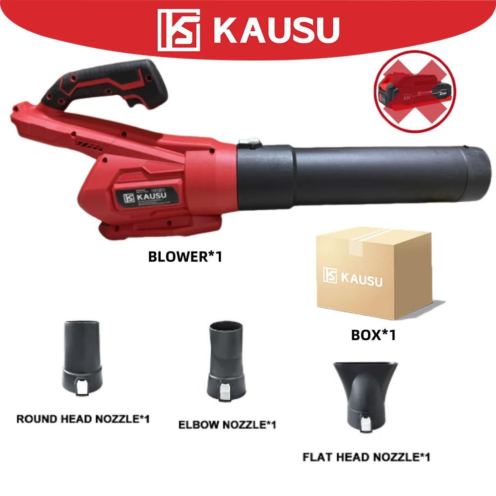 

Electric Air Blower Brushless Cordless 20000rpm Leaf Blower Snow Dust Blowing Cleaning Tool For Makita 18V Battery(No Battery)