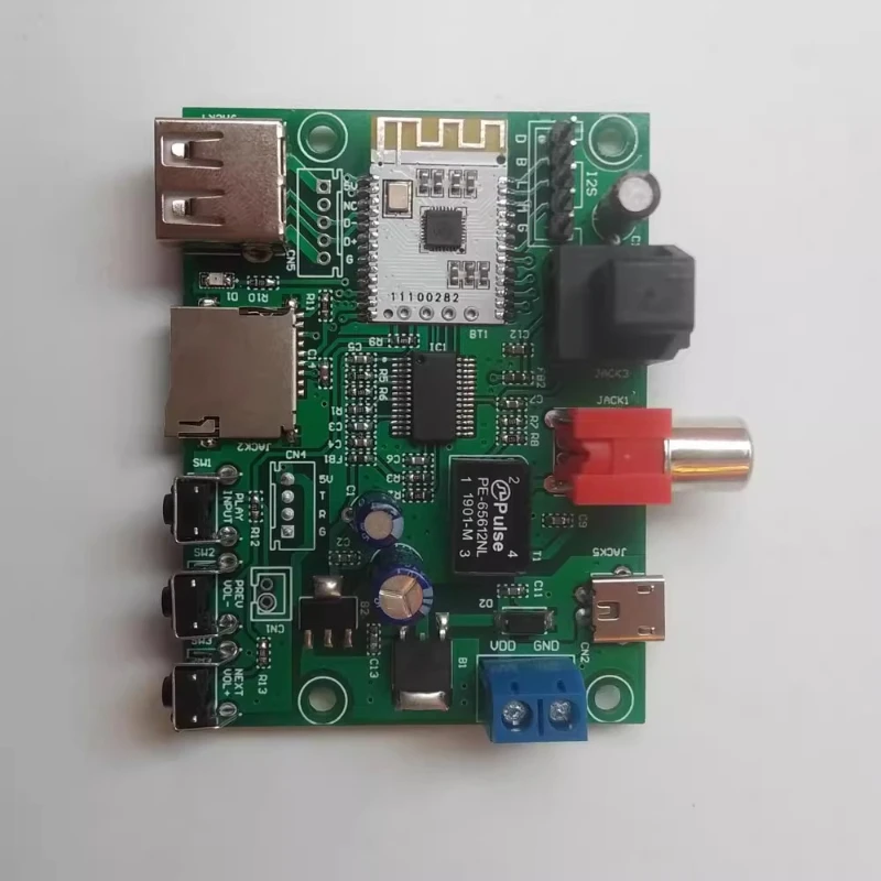 

U-диск/TF-карта, плеер без потерь, Bluetooth 5,0, аудиоприемник I2S/коаксиальное/оптическое волокно/ES9018DAC