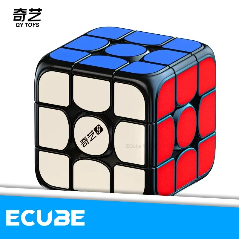 [ECube] QiYi Smart Cube 3x3X3 Speed Art UVMagnetic Professional Magic Cube 3x3 Speed Art Bluetooth Smart Cube Intelligent AI