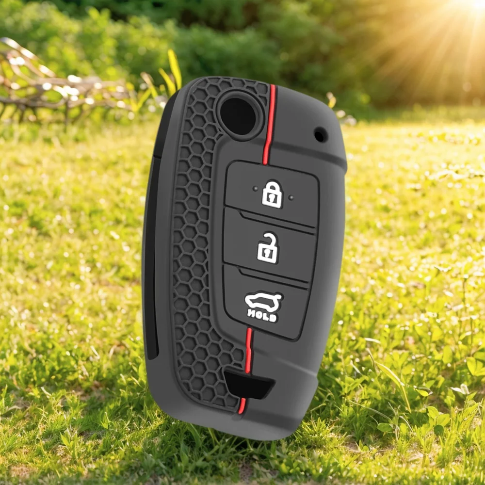 Silicone Car Remote Key Case For Hyundai Tucson 2022 2023 Accent Solaris Elantra I30 I35 I40 Kona Celesta Sonata Creta Key Cover
