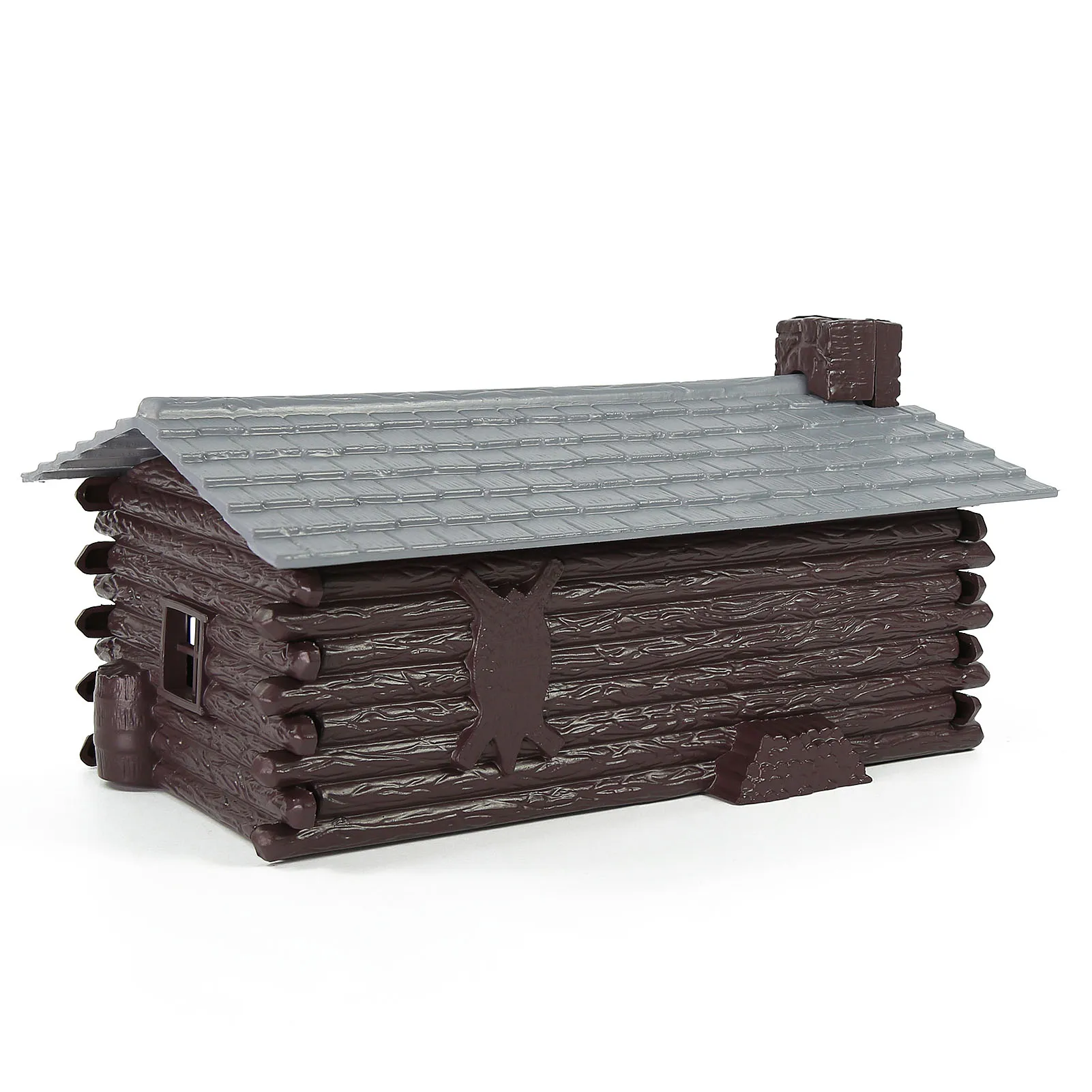 Kit de cabine à bûches modèle Evemodel O Scale pour la disposition des trains modèles JZO02 (non assemblé)