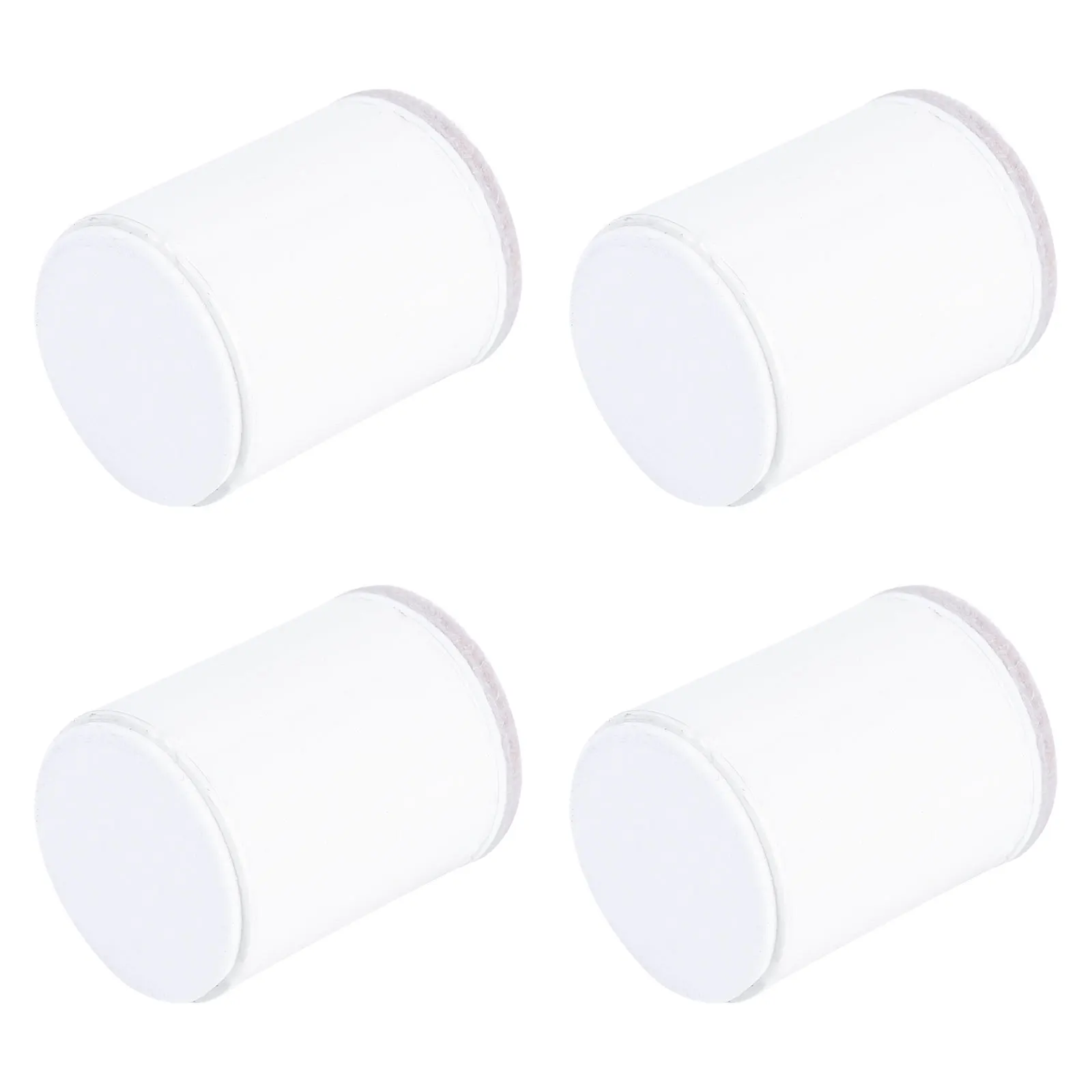 

4pcs Heightening Furniture Pads Carbon Steel Bed Table Risers White AntiSlip Sturdy Ventilation Furniture Leg Feet
