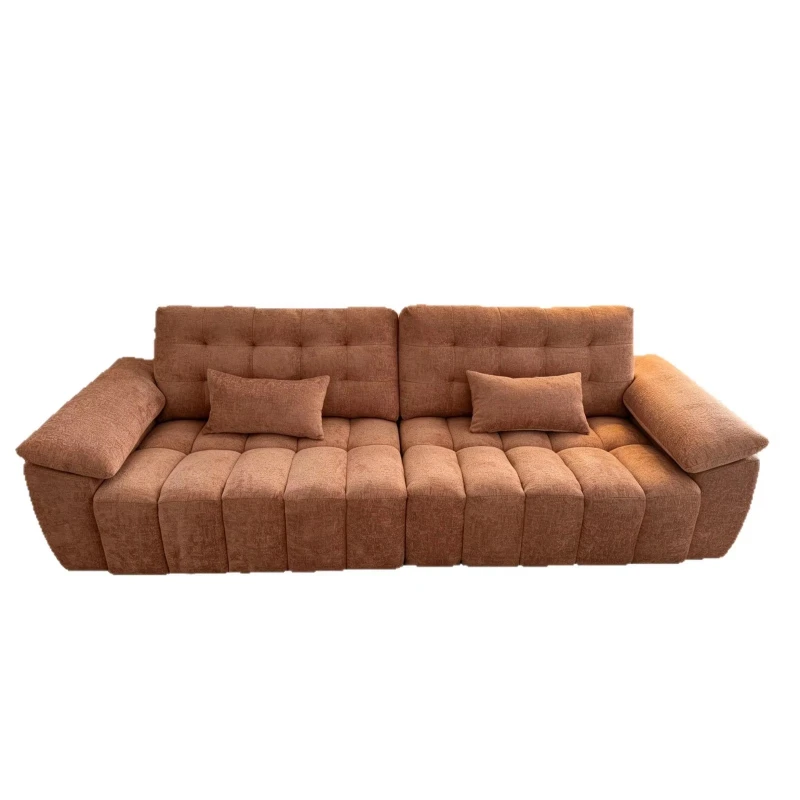 Wholesale Custom Modern Minimalist Cooling Fabric Sofa with High Density Sponge for Living Room Apartment Hotel Bedroom