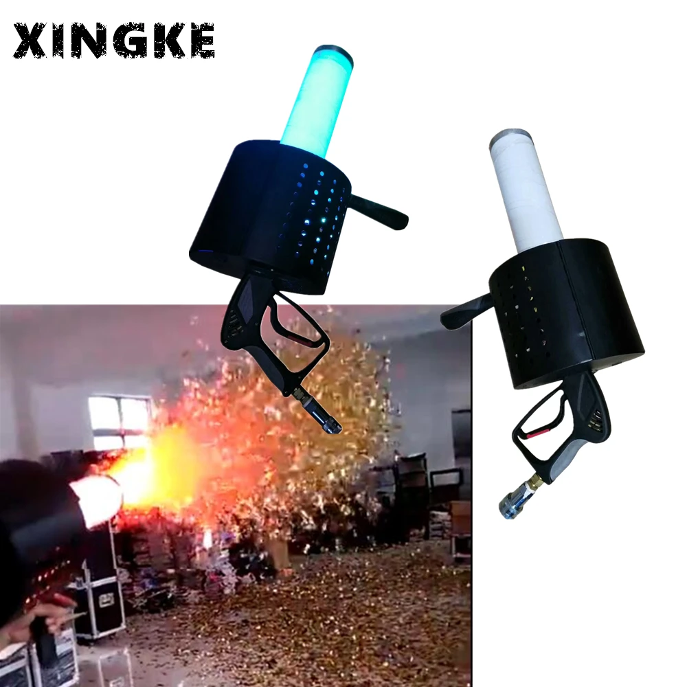 

2Pcs/Lot Co2 jet machine gun led KTV bar disco CO2 Jet Confetti Cannon Machine Hand Gun