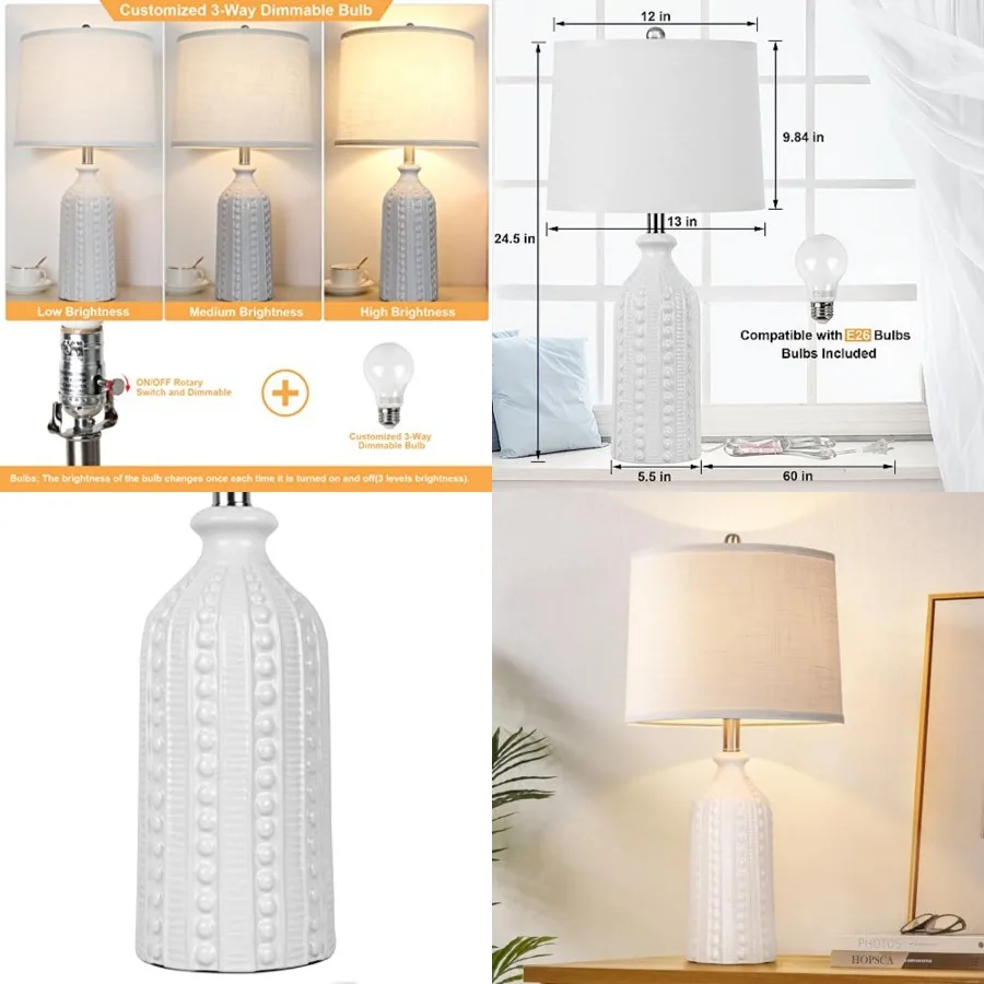 Ceramic Table Lamp 24.5