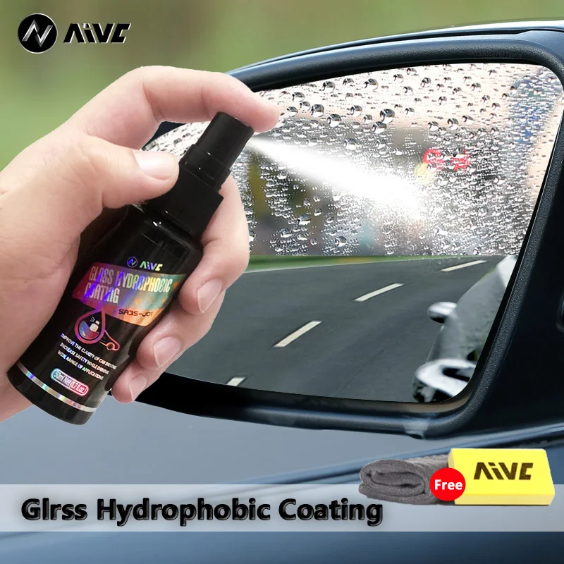 

Auto Water Repellent Spray Anti Rain Coating For Car Glass Hydrophobic Anti-rain Car Liquid Windshield Mirror Water Repellent